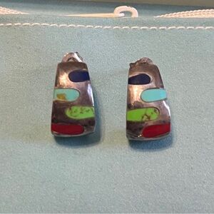 Colorful Inlay Earrings